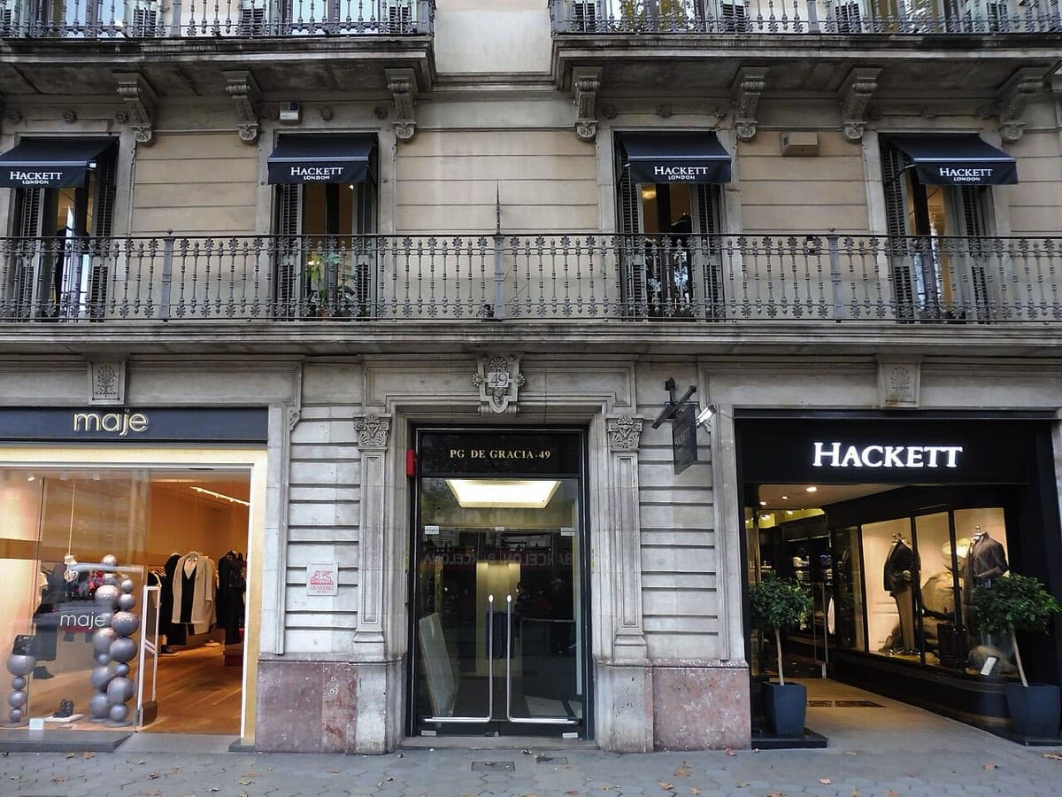 Passeig de Gràcia 49.portal